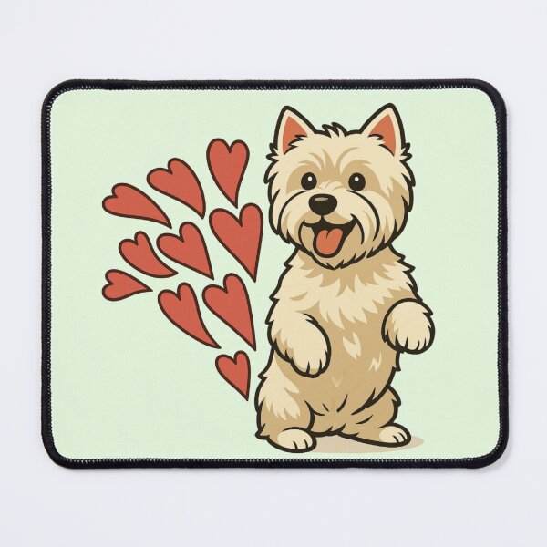 Item preview, Westie Sending Love designed and sold by Ivy-Triggs.
