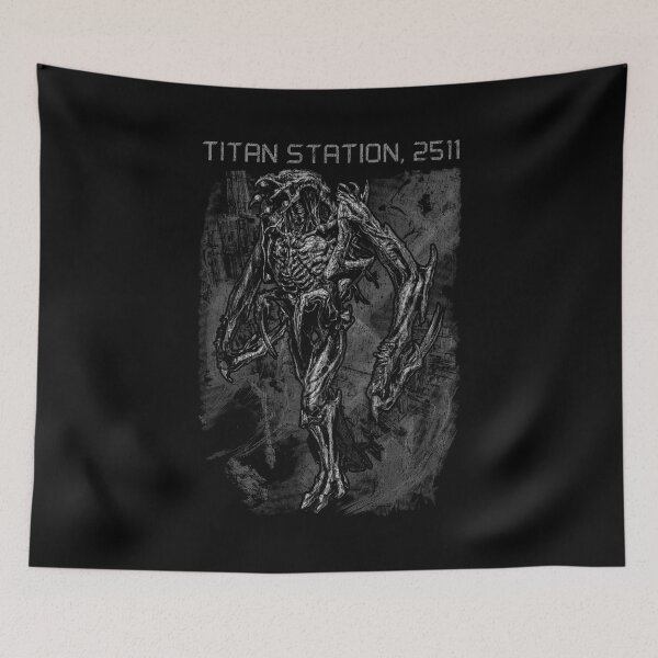 Item preview, Titan Station Sprawl Ubermorph Dead Space 2 Distressed designed and sold by Power Up Prints.
