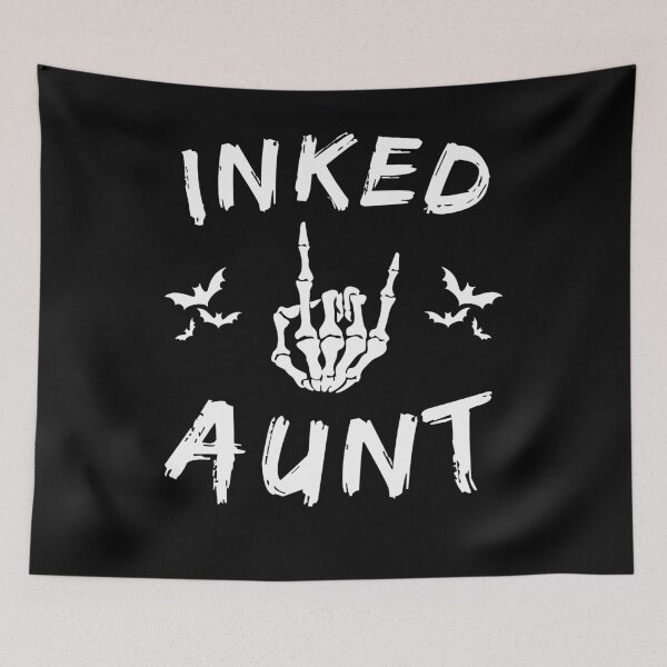 Item preview, Inked Aunt Spooky Skeleton Hand Bats designed and sold by snowry.