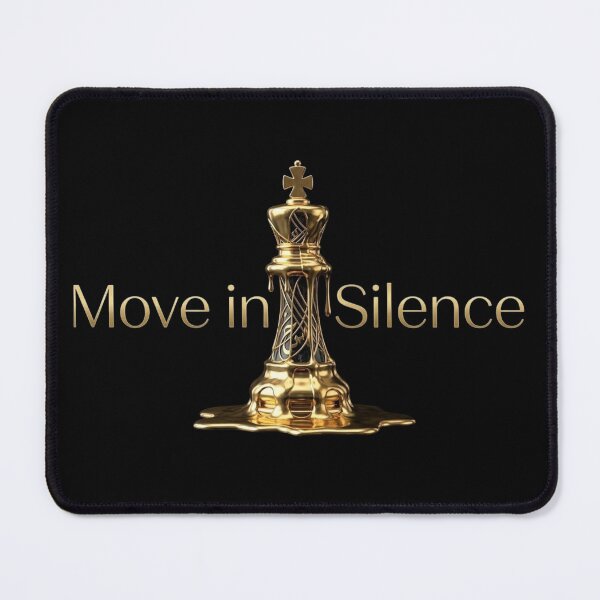 Item preview, Golden Melting Chess King - Move In Silence Luxury Aesthetic designed and sold by Remix Vision.