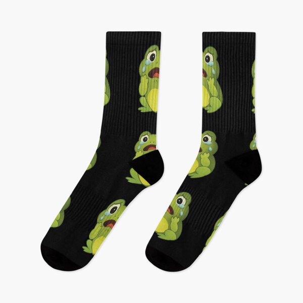 Item preview, Crying Cute Frog Illustration designed and sold by Pryhozha.