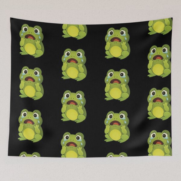 Item preview, Crying Cute Frog Illustration designed and sold by Pryhozha.