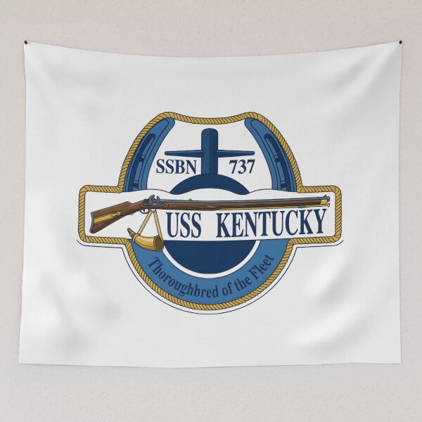 Item preview, USS Kentucky SSBN 737 Submarine Thoroughbred of the Fleet Emblem designed and sold by CharlieDesings.