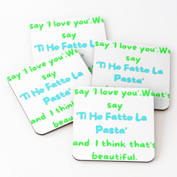 Item preview, In Italy We Don't Say I Love You We Say Ti Ho Fatto La Pasta designed and sold by TheItaliandilemma.