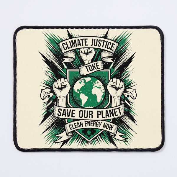 Item preview, Vintage Climate Justice Poster Art designed and sold by SholoStudio.