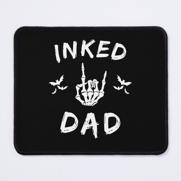 Item preview, Inked Dad Skeleton Hand Rock On Bats Design designed and sold by snowry.