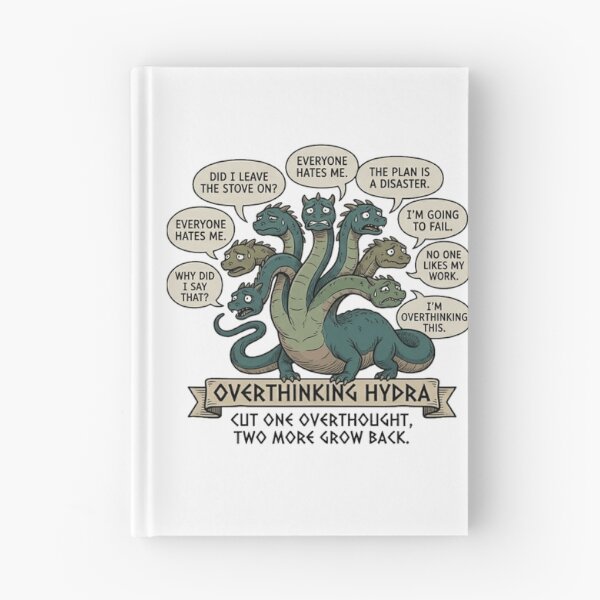 Item preview, Anxiety Hydra - Cut One Overthought Two More Grow Back designed and sold by MythoWorldddd.