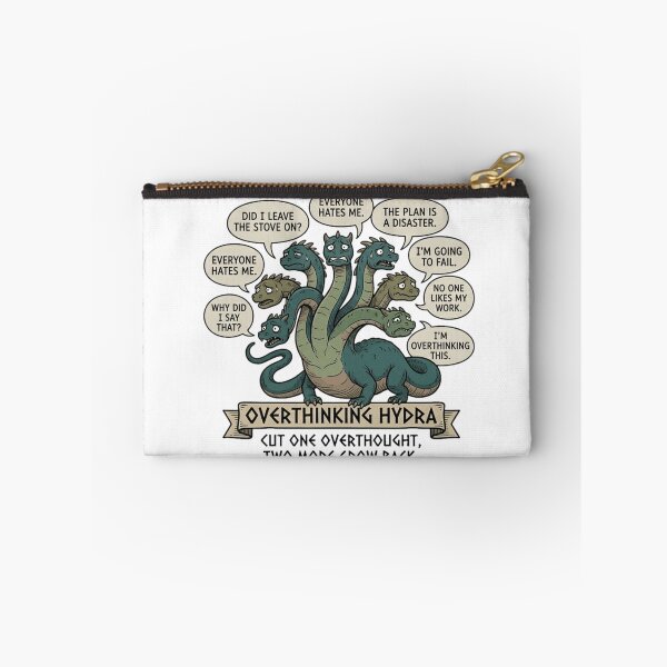 Item preview, Anxiety Hydra - Cut One Overthought Two More Grow Back designed and sold by MythoWorldddd.