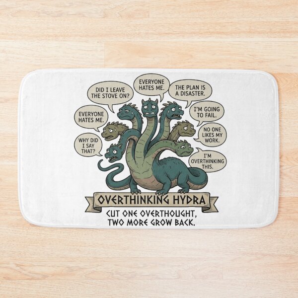 Item preview, Anxiety Hydra - Cut One Overthought Two More Grow Back designed and sold by MythoWorldddd.