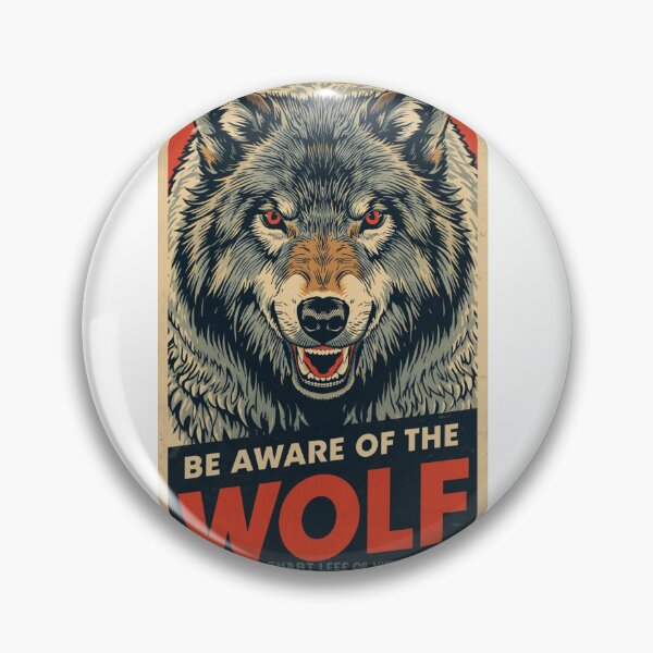 Item preview, Be aware of the wolf designed and sold by HARDWORK_FUNNYSHOP.