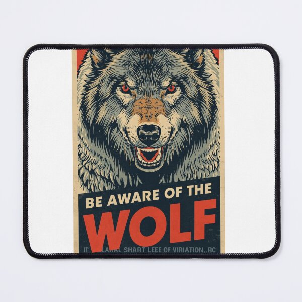 Item preview, Be aware of the wolf designed and sold by HARDWORK_FUNNYSHOP.