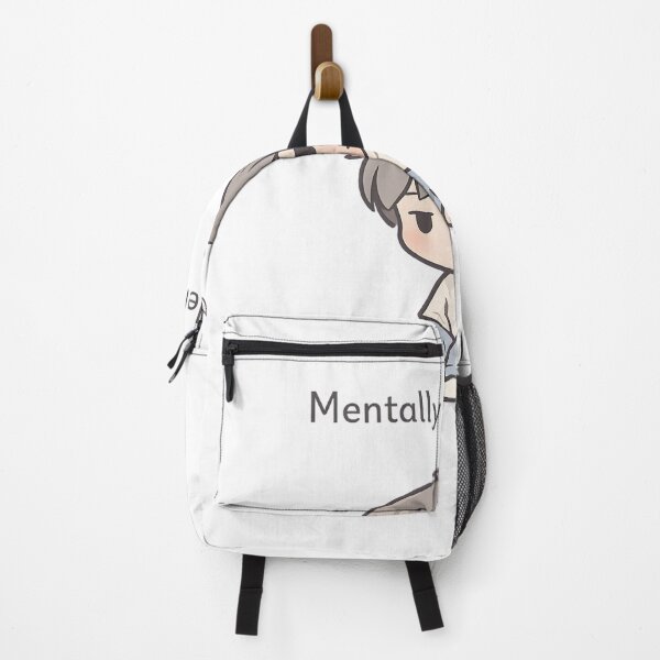 Item preview, Mentally Not Here Shirt Funny Introvert Aesthetic Relatable Humor Minimal Cute Character Design designed and sold by HumanError-Club.