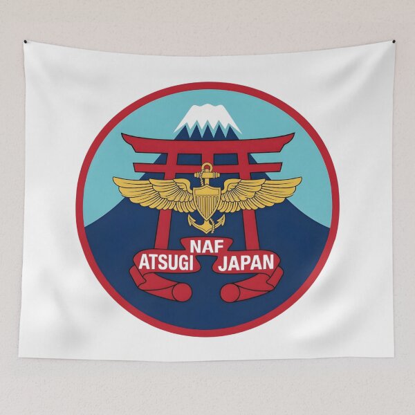 Item preview, NAF Atsugi Japan Naval Air Facility Military Emblem designed and sold by CharlieDesings.