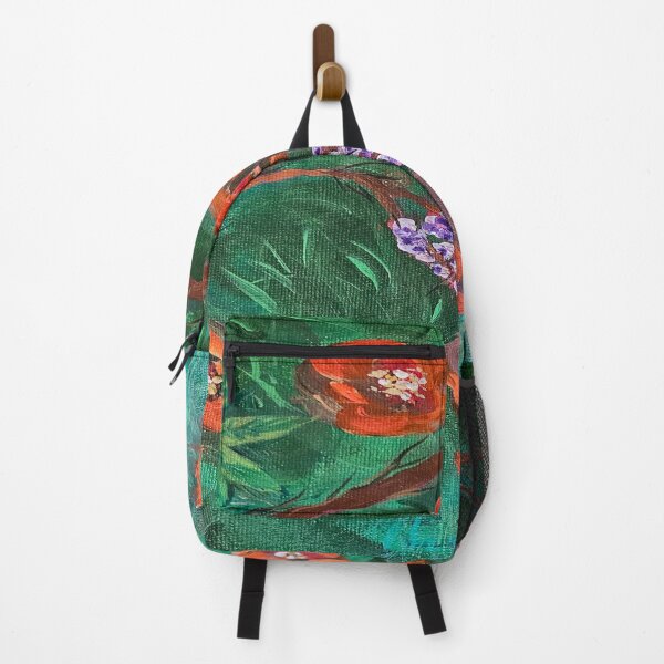 Item preview, Expressive Botanical Art with Red Blooms and Purple Accents designed and sold by swilliamson0622.