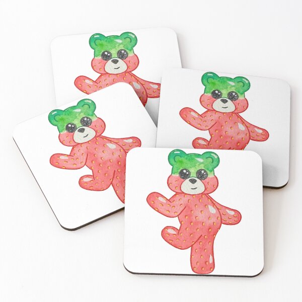 Aperçu de l'œuvre Oursons gélifiés à la fraise - Autocollant créée et vendue par Jemmabears.