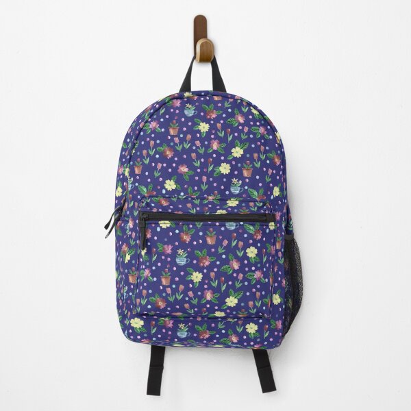 Item preview, Spring pattern with flowers on dark designed and sold by bokasin.