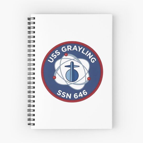 Item preview, USS Grayling SSN-646 Nuclear Attack Submarine Emblem designed and sold by CharlieDesings.