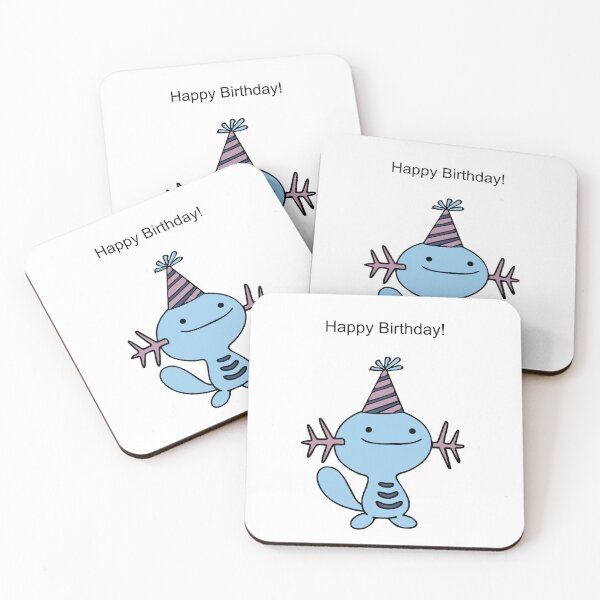 Item preview, Happy Birthday Wooper Blue designed and sold by kyravreeland.