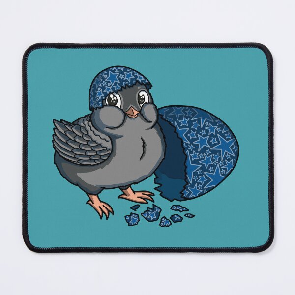 Item preview, Easter Baby Chicken with Blue Egg Shell and Star Pattern designed and sold by elizasunnycolor.