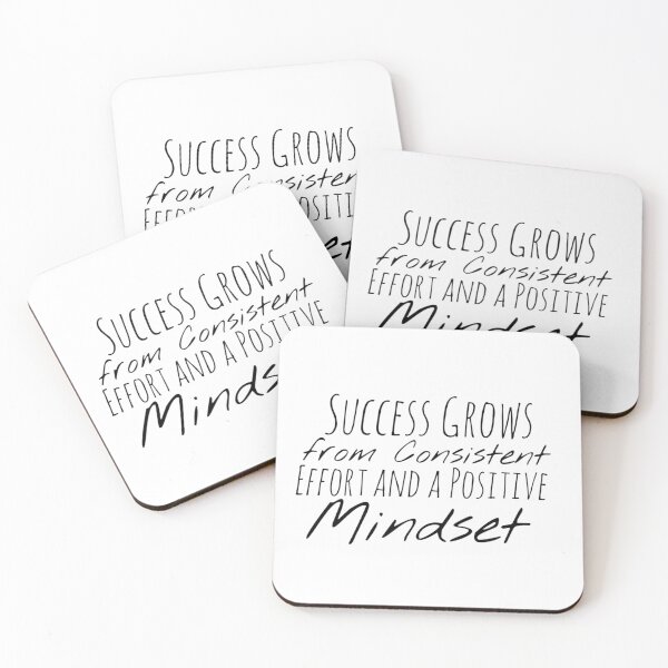 Item preview, Success Grows from Consistent Effort and a Positive Mindset – Consistency Affirmation designed and sold by Camila  Ardila.