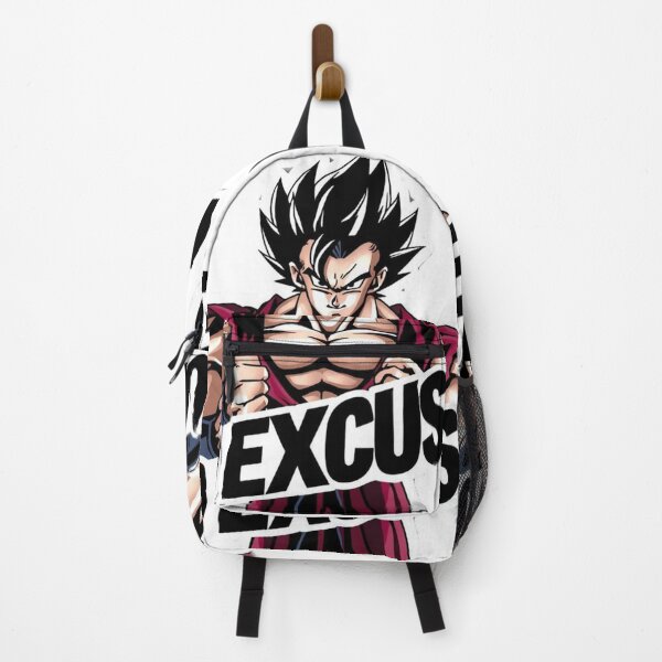 Item preview, No Excuses – Anime Warrior Motivation Sticker designed and sold by DzA-stickers.