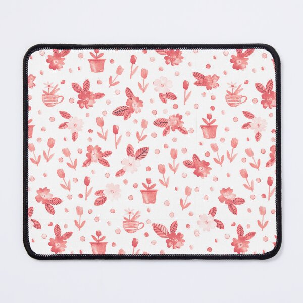 Item preview, Spring pattern with flowers in red color designed and sold by bokasin.