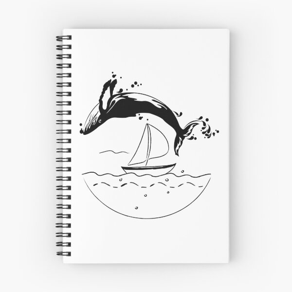 Item preview, ballena saltando velero  designed and sold by geekmania48.