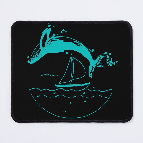 Item preview, ballena saltando velero  designed and sold by geekmania48.