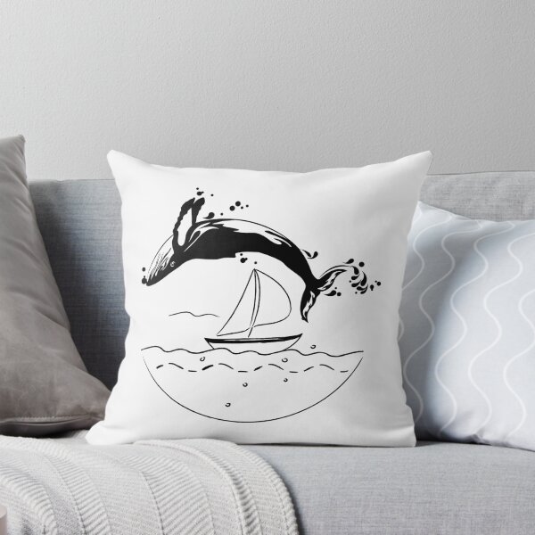 Item preview, ballena saltando velero  designed and sold by geekmania48.