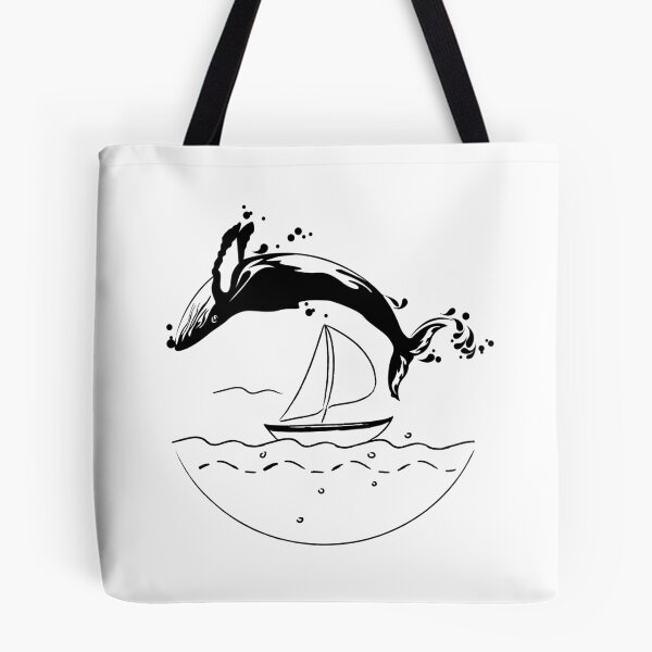 Item preview, ballena saltando velero  designed and sold by geekmania48.