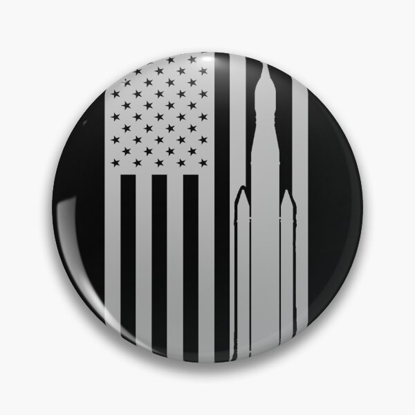 Item preview, SLS Rocket  Artemis II American Flag Space Design designed and sold by RealPilotDesign.