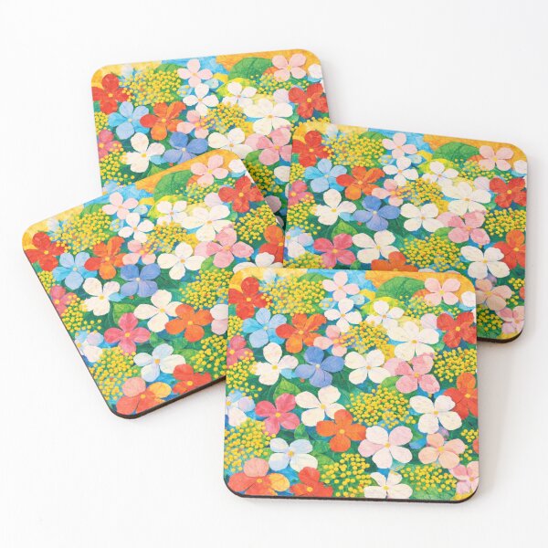 Item preview, Cute Flowers Collage – Colorful Botanical Children’s Illustration” designed and sold by SWSandraWechner.