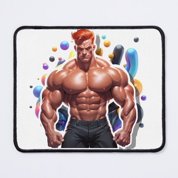 Item preview, Red-Haired Titan – Abstract Strength #164 designed and sold by ForeverPrintsOK.