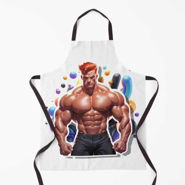 Item preview, Red-Haired Titan – Abstract Strength #164 designed and sold by ForeverPrintsOK.