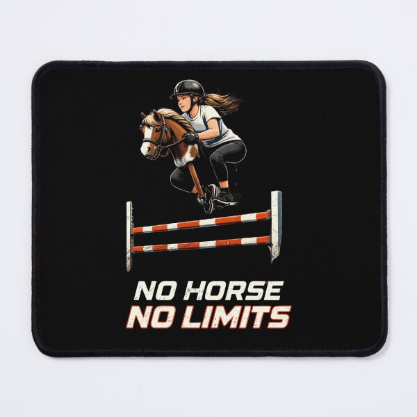 Item preview, No Horse No Limits Hobby Horsing Realistic Hobby Horse for Girls and Woman and Beginners Gifts T-shirt designed and sold by MalwasBasket.