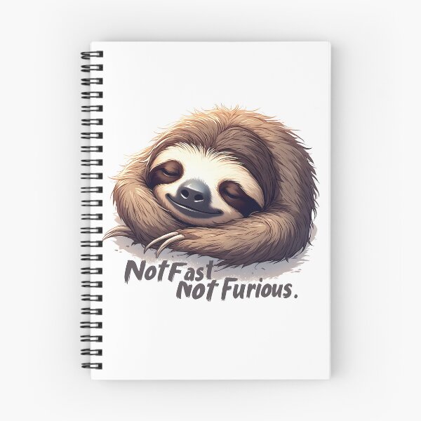 Item preview, Not Fast, Not Furious - Funny Sloth designed and sold by owi-art.