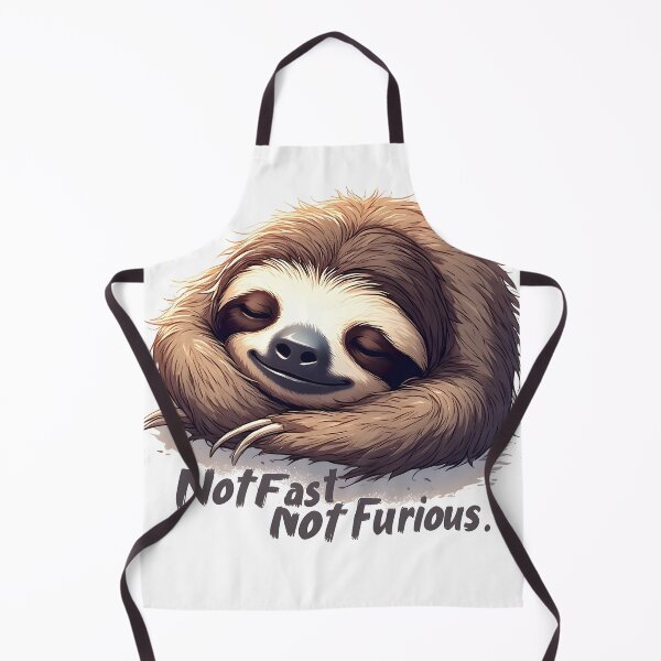 Item preview, Not Fast, Not Furious - Funny Sloth designed and sold by owi-art.