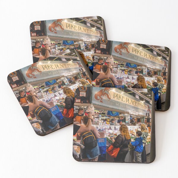 Item preview, Pike Place Fish Market in Seattle Washington designed and sold by jmtphotomedia.