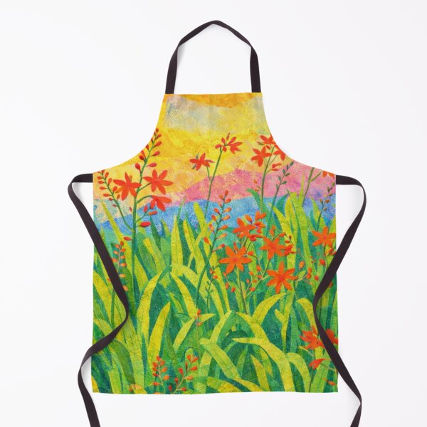 Item preview, Crocosmia II, Flowers Collage – Colorful Botanical Children’s Illustration” designed and sold by SWSandraWechner.