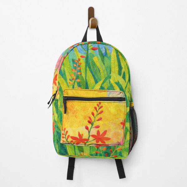 Item preview, Crocosmia II, Flowers Collage – Colorful Botanical Children’s Illustration” designed and sold by SWSandraWechner.