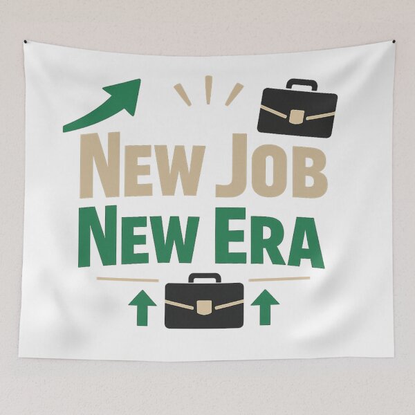 Item preview, New Job New Era Career Change Motivation Design designed and sold by CLOUTKULT.