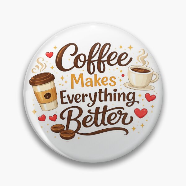 Item preview, Coffee Makes Everything Better Funny Design designed and sold by CrescentBloom.