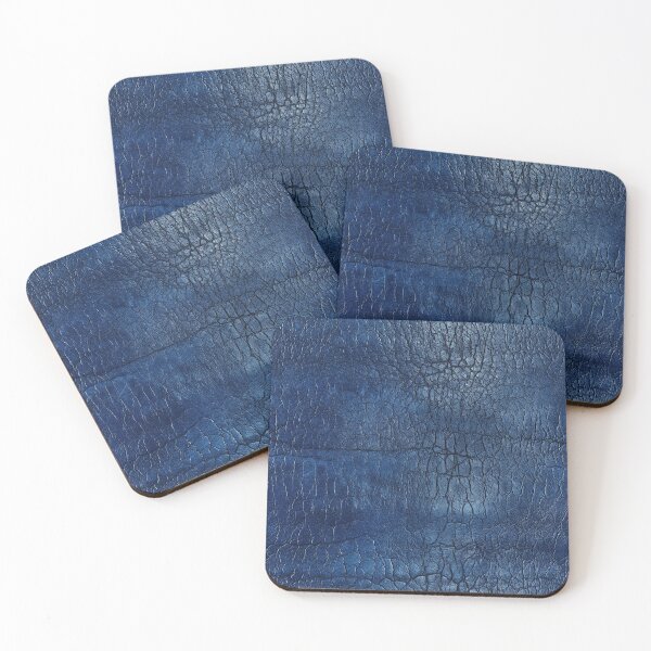 Item preview, Dark Indigo Blue Leather designed and sold by DigitaICraft.