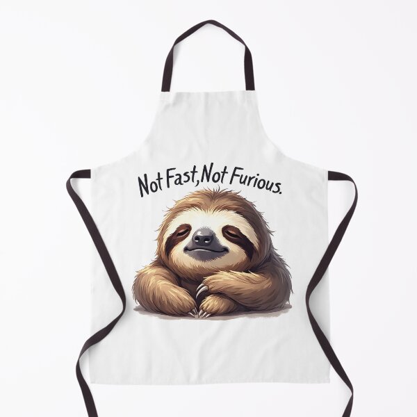 Item preview, Slow and Chill Sloth Parody – Not Fast Not Furious designed and sold by owi-art.