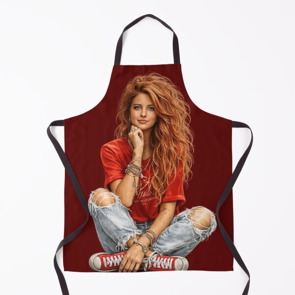 Item preview, Redhead Girl Sitting Cross-Legged designed and sold by dominus49.