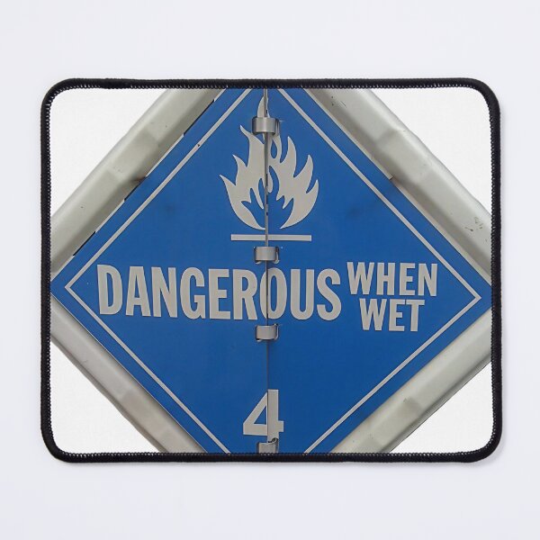 Item preview, Dangerous When Wet Warning Sign designed and sold by russellglantz.
