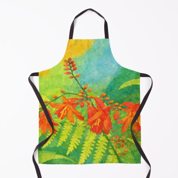 Item preview, Crocosmia I, Flowers Collage – Colorful Botanical Children’s Illustration” designed and sold by SWSandraWechner.