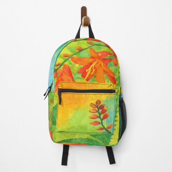 Item preview, Crocosmia I, Flowers Collage – Colorful Botanical Children’s Illustration” designed and sold by SWSandraWechner.