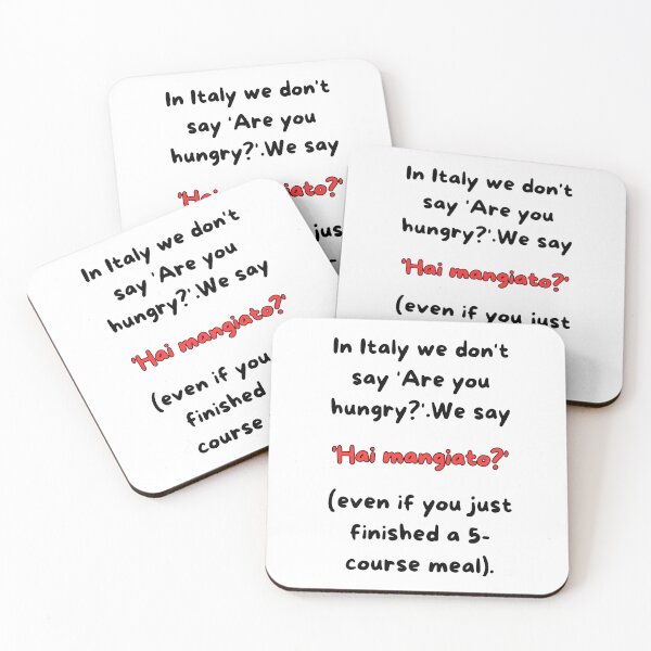 Item preview, Funny Italian Gift - "Hai mangiato?" Cultural Humor Quote Tee designed and sold by TheItaliandilemma.