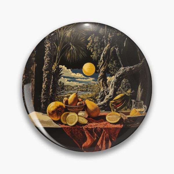 Item preview, Tropical Fruit Moon – Dreamscapes Still Life designed and sold by TechDreamscapes.